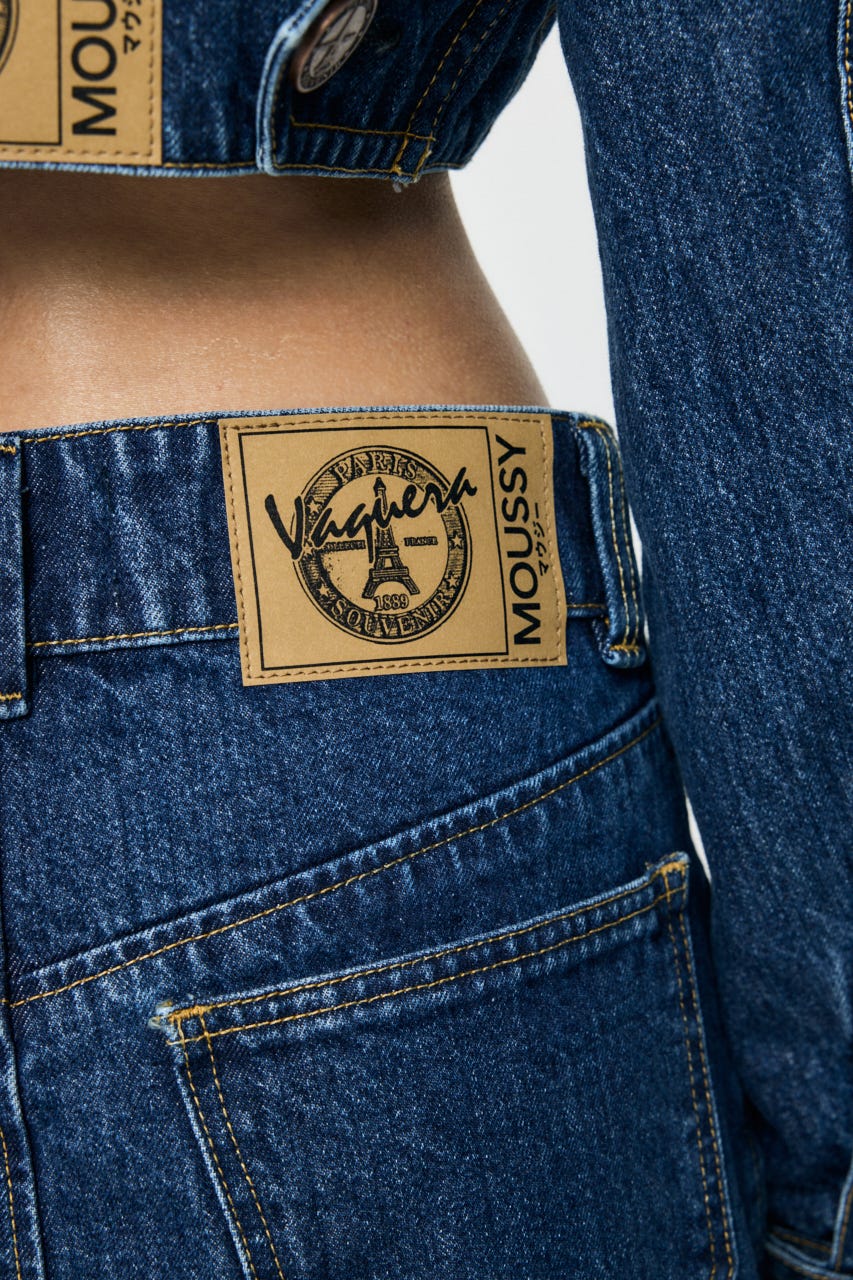 VQ DENIM スカート BLU S