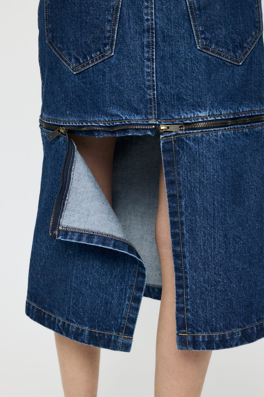 VQ DENIM スカート BLU S