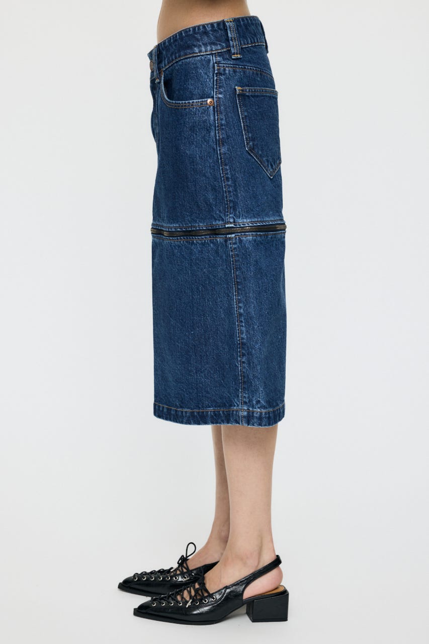 VQ DENIM スカート BLU S