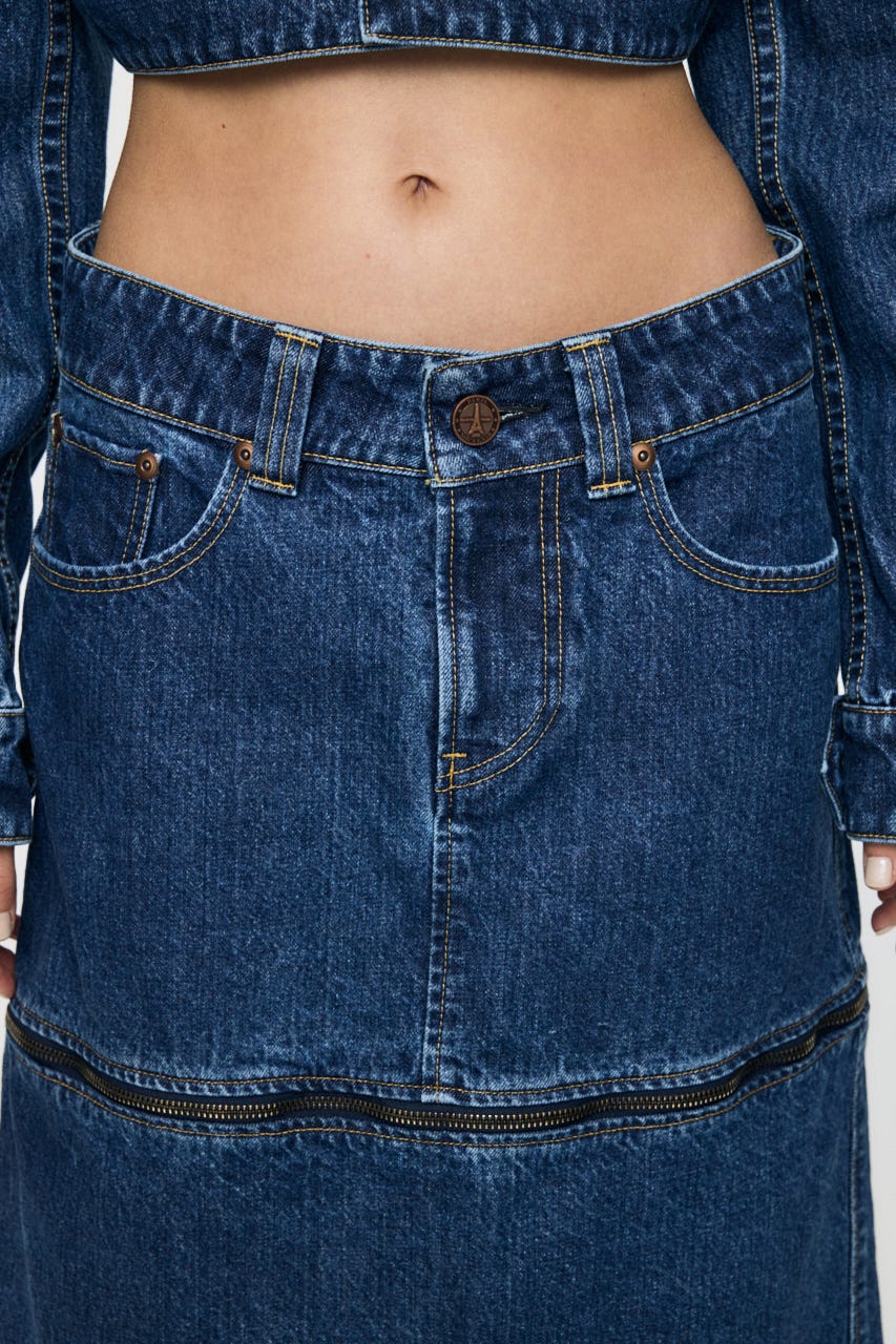 VQ DENIM スカート BLU S