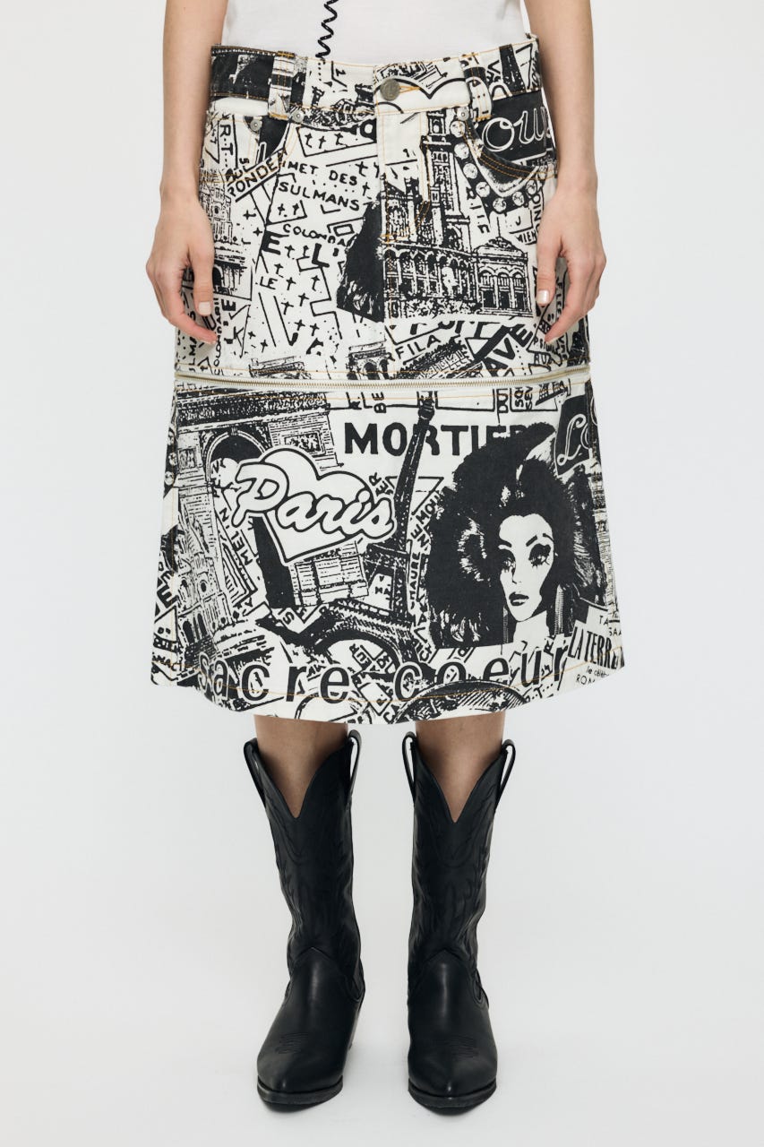 VQ PARIS SYNDROME スカート Multi_1 M