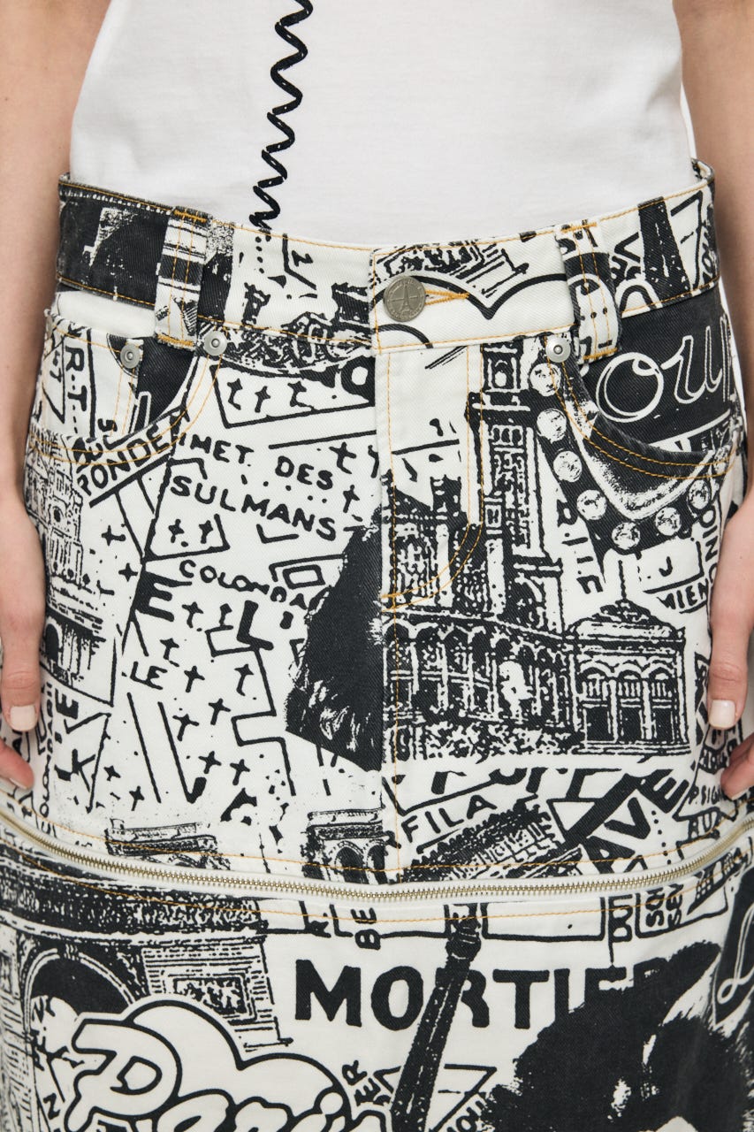 VQ PARIS SYNDROME スカート Multi_1 M