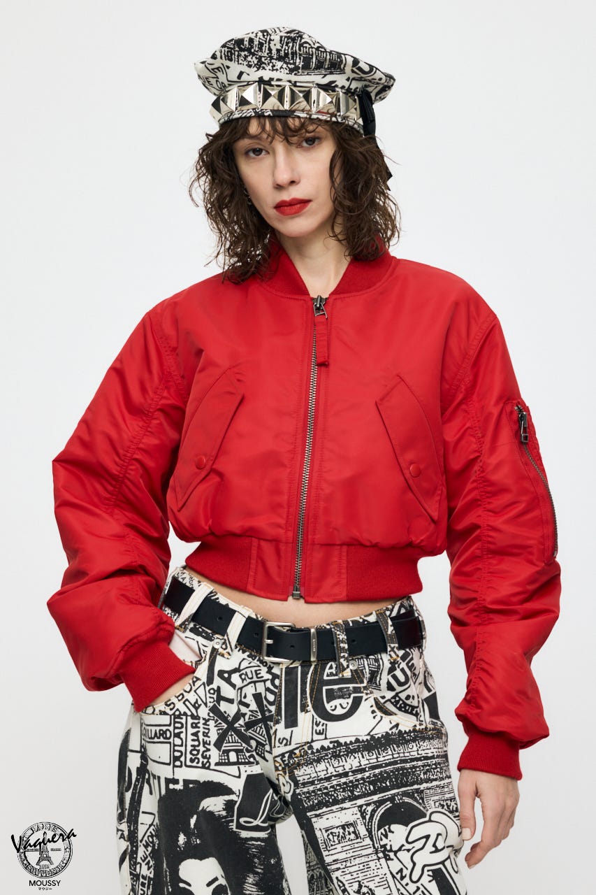 VQ AVIATOR ジャケット RED S