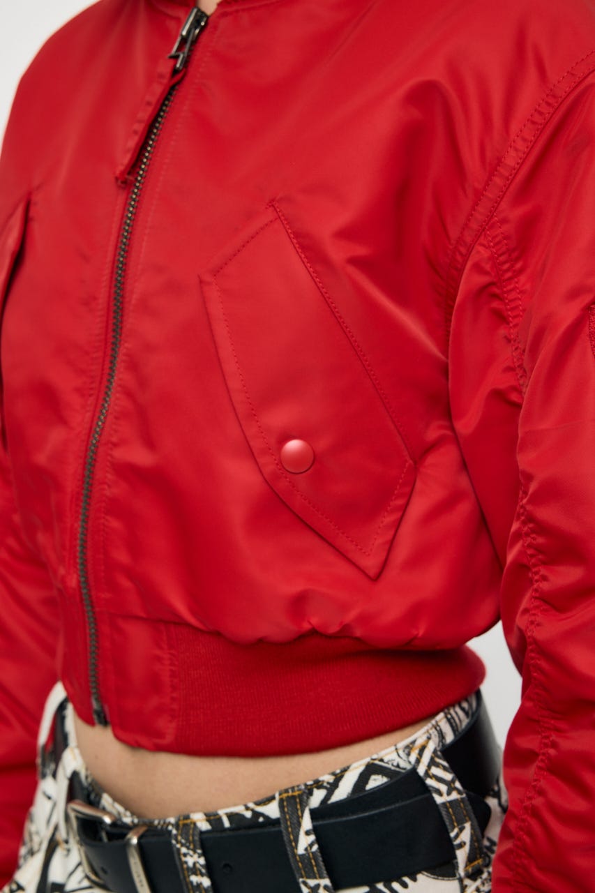 VQ AVIATOR ジャケット RED S