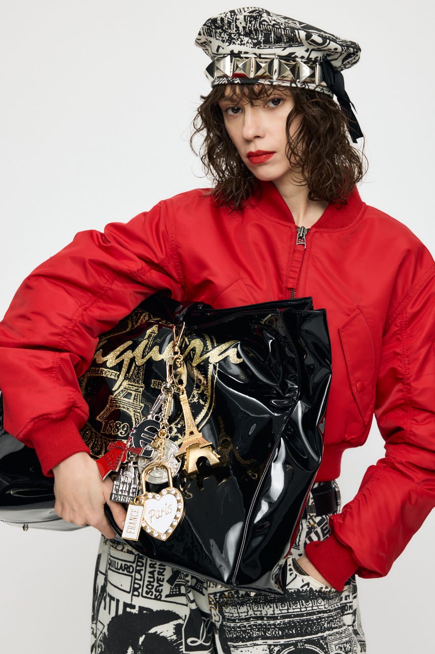 VQ LARGE SHOPPING バッグ BLK L