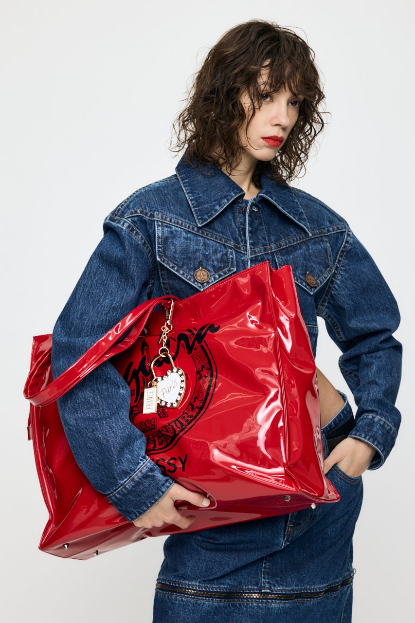 VQ LARGE SHOPPING バッグ RED L