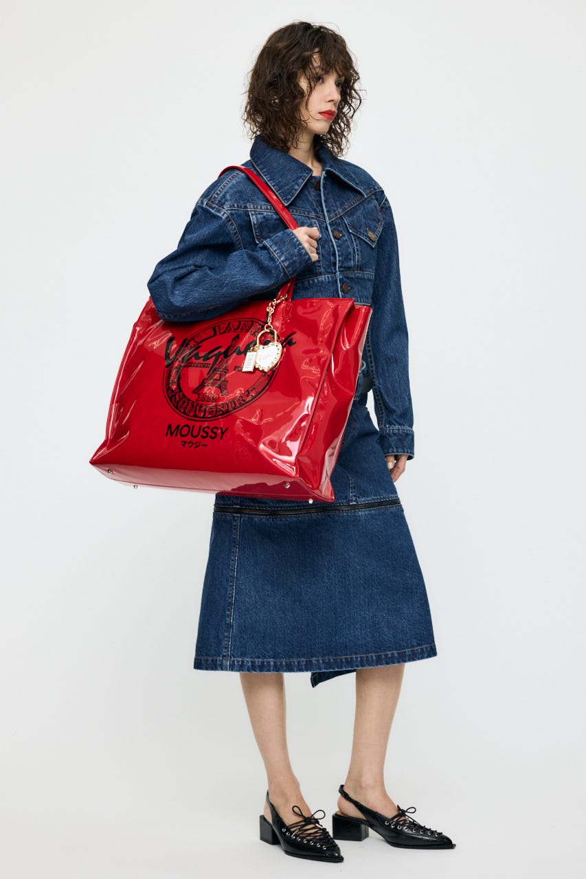 VQ LARGE SHOPPING バッグ RED L