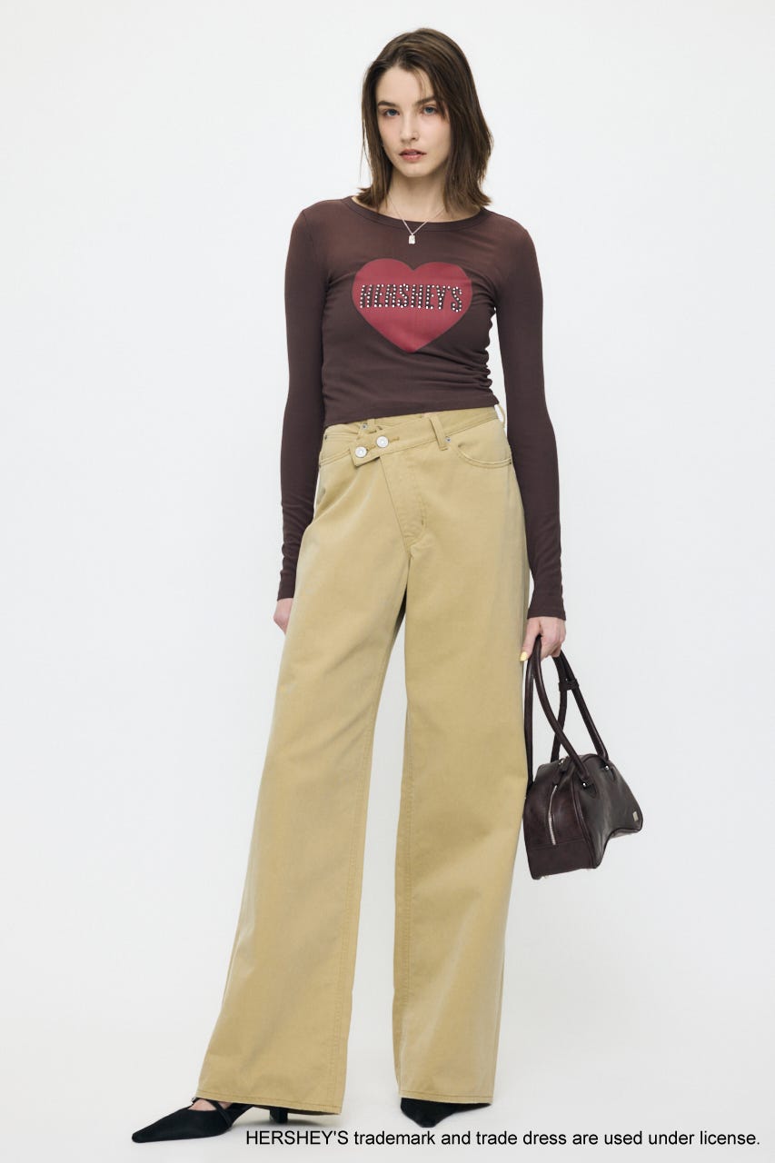 HERSHEY'S L/S TEE BRN FREE