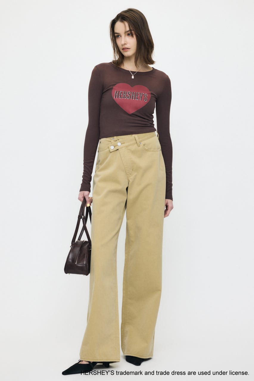 HERSHEY'S L/S TEE BRN FREE