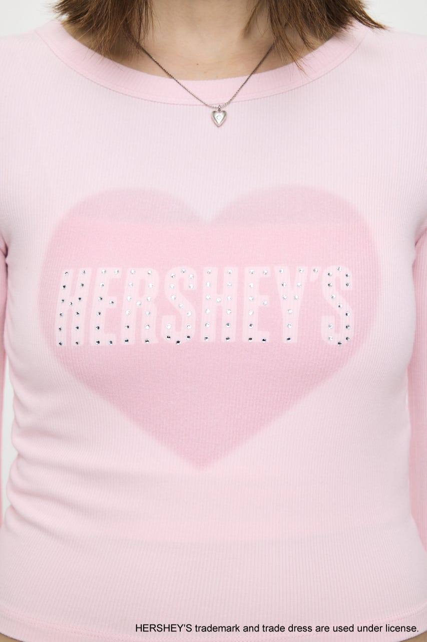 HERSHEY'S L/S TEE L/PNK FREE