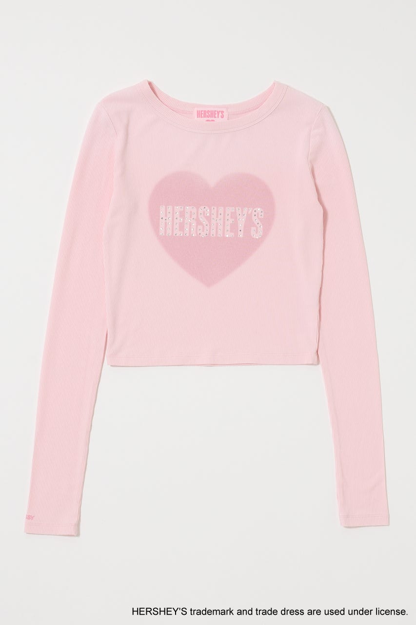 HERSHEY'S L/S TEE L/PNK FREE