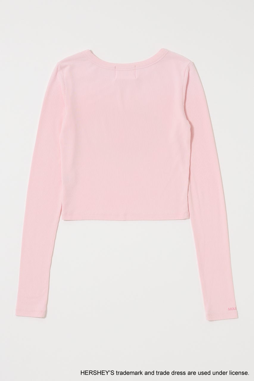 HERSHEY'S L/S TEE L/PNK FREE