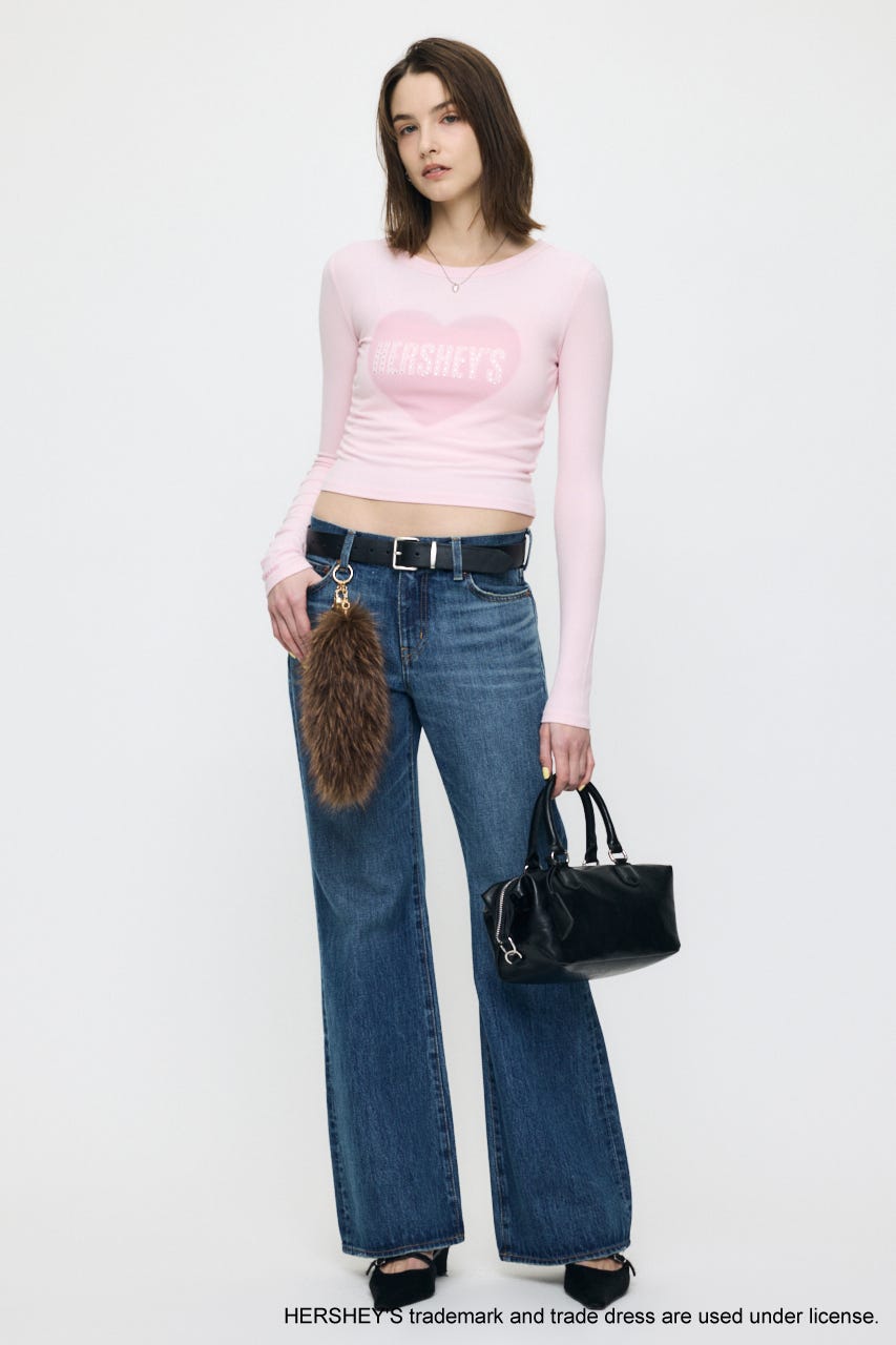 HERSHEY'S L/S TEE L/PNK FREE