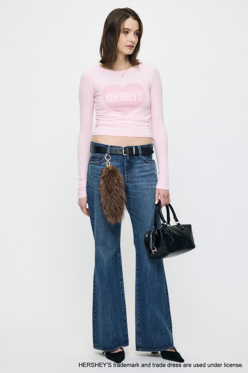 HERSHEY'S L/S TEE L/PNK FREE