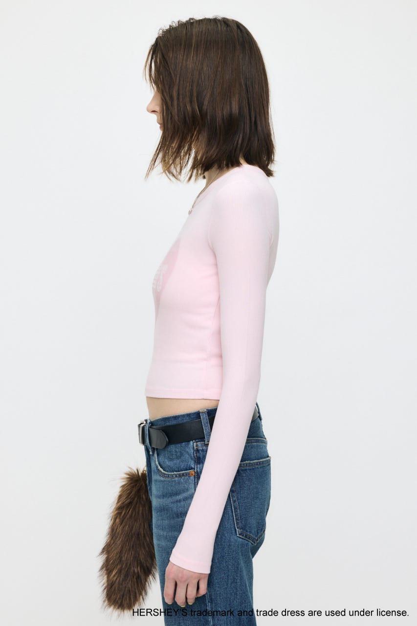 HERSHEY'S L/S TEE L/PNK FREE