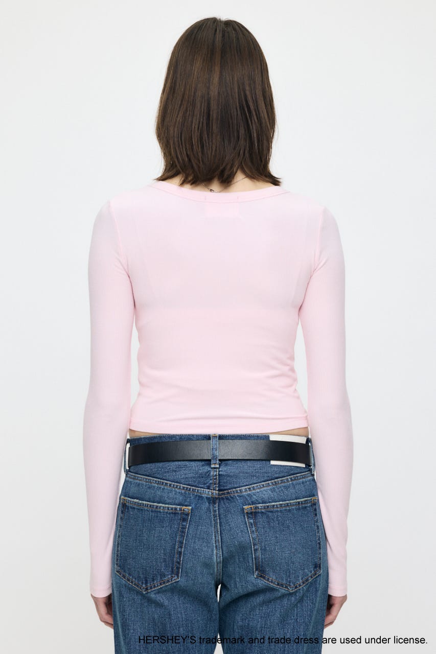 HERSHEY'S L/S TEE L/PNK FREE