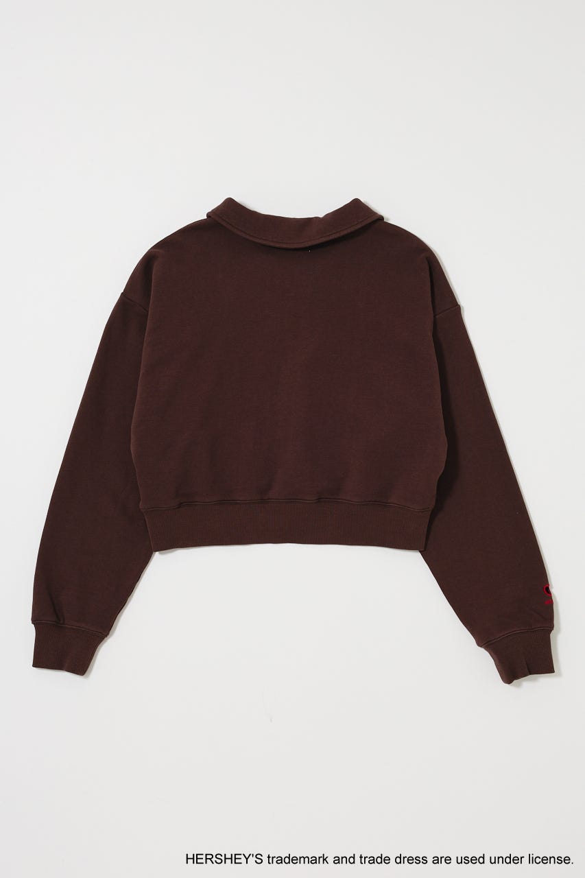 HERSHEY'S POLO SWEAT プルオーバー BRN FREE