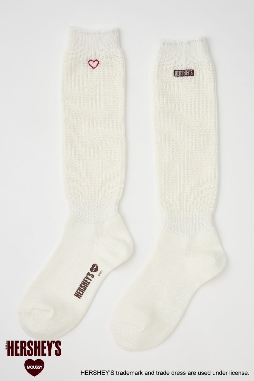 HERSHEY'S SLOUCH ソックス O/WHT FREE