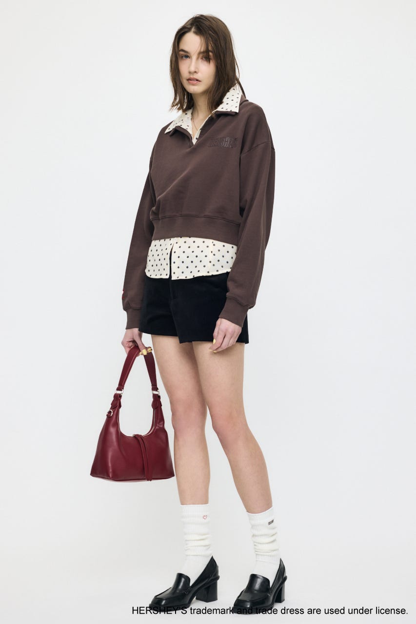 HERSHEY'S SLOUCH ソックス O/WHT FREE