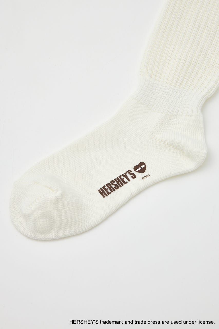 HERSHEY'S SLOUCH ソックス O/WHT FREE
