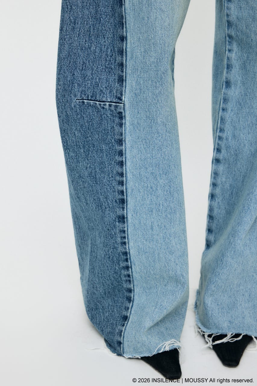 INSILENCE DOUBLE WAIST バギー L/BLU 2