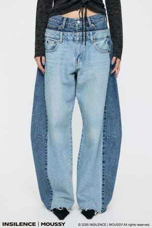 INSILENCE DOUBLE WAIST バギー