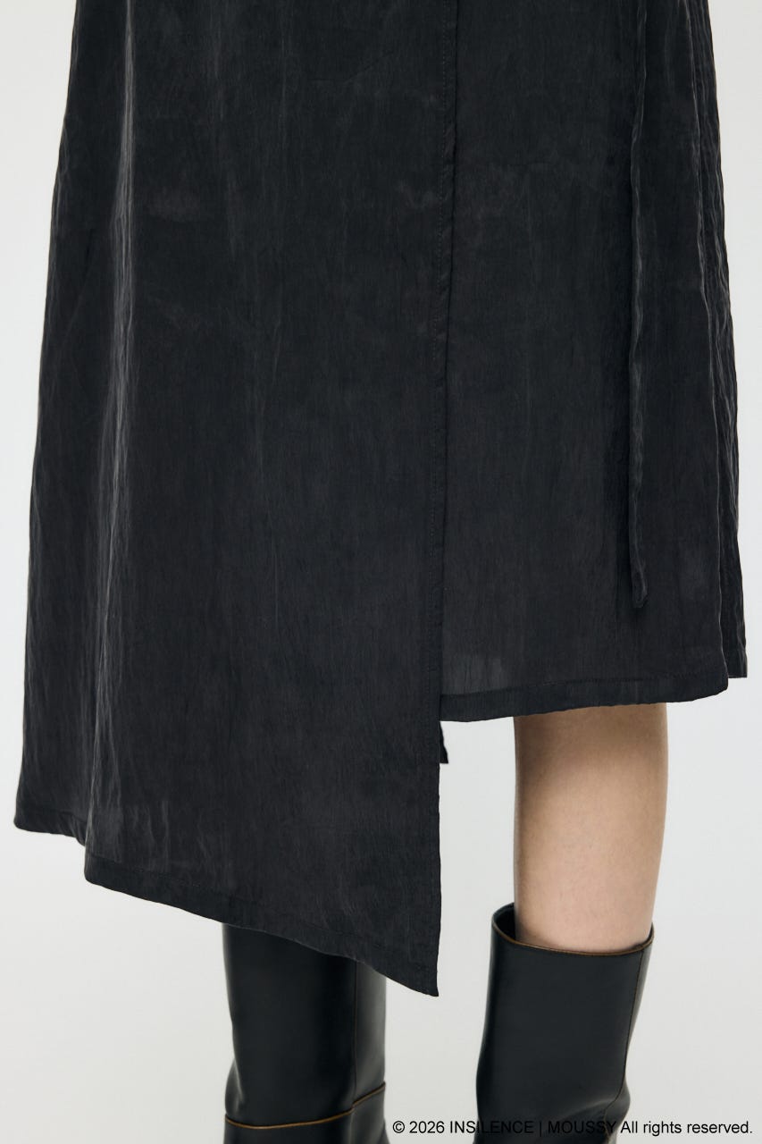 INSILENCE REVER WRAP スカート BLK FREE
