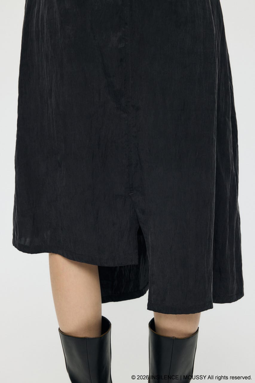 INSILENCE REVER WRAP スカート BLK FREE