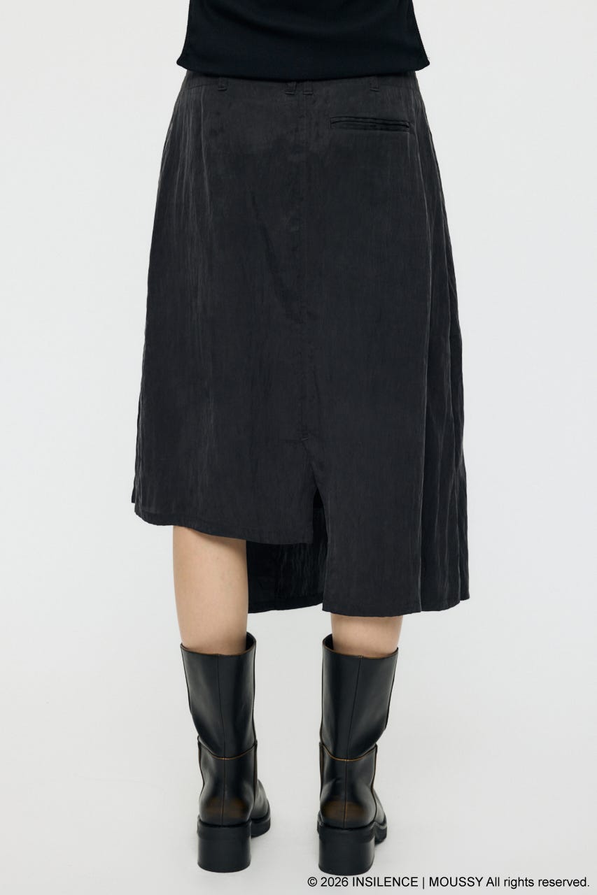 INSILENCE REVER WRAP スカート BLK FREE