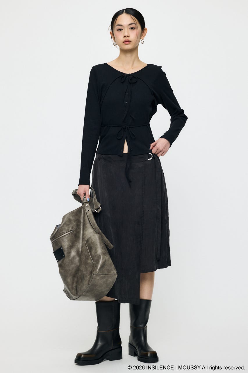 INSILENCE LAYER CUT トップス BLK 1