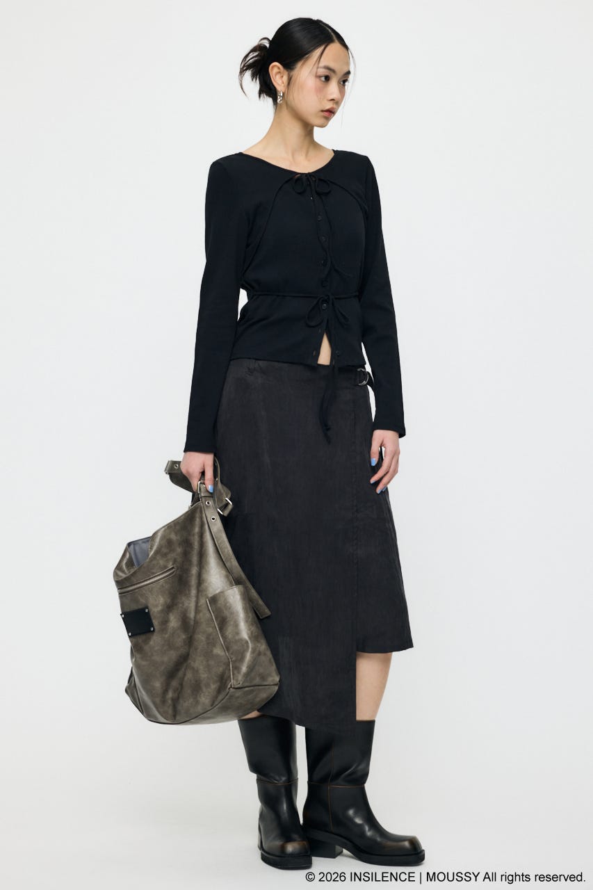 INSILENCE LAYER CUT トップス BLK 1