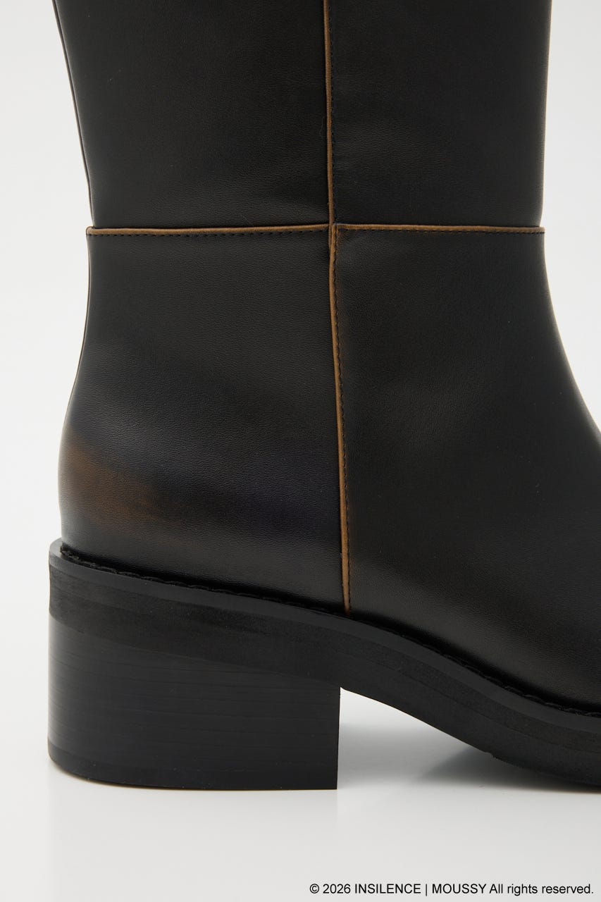 INSILENCE SQUARE TOE ブーツ D/BRN S