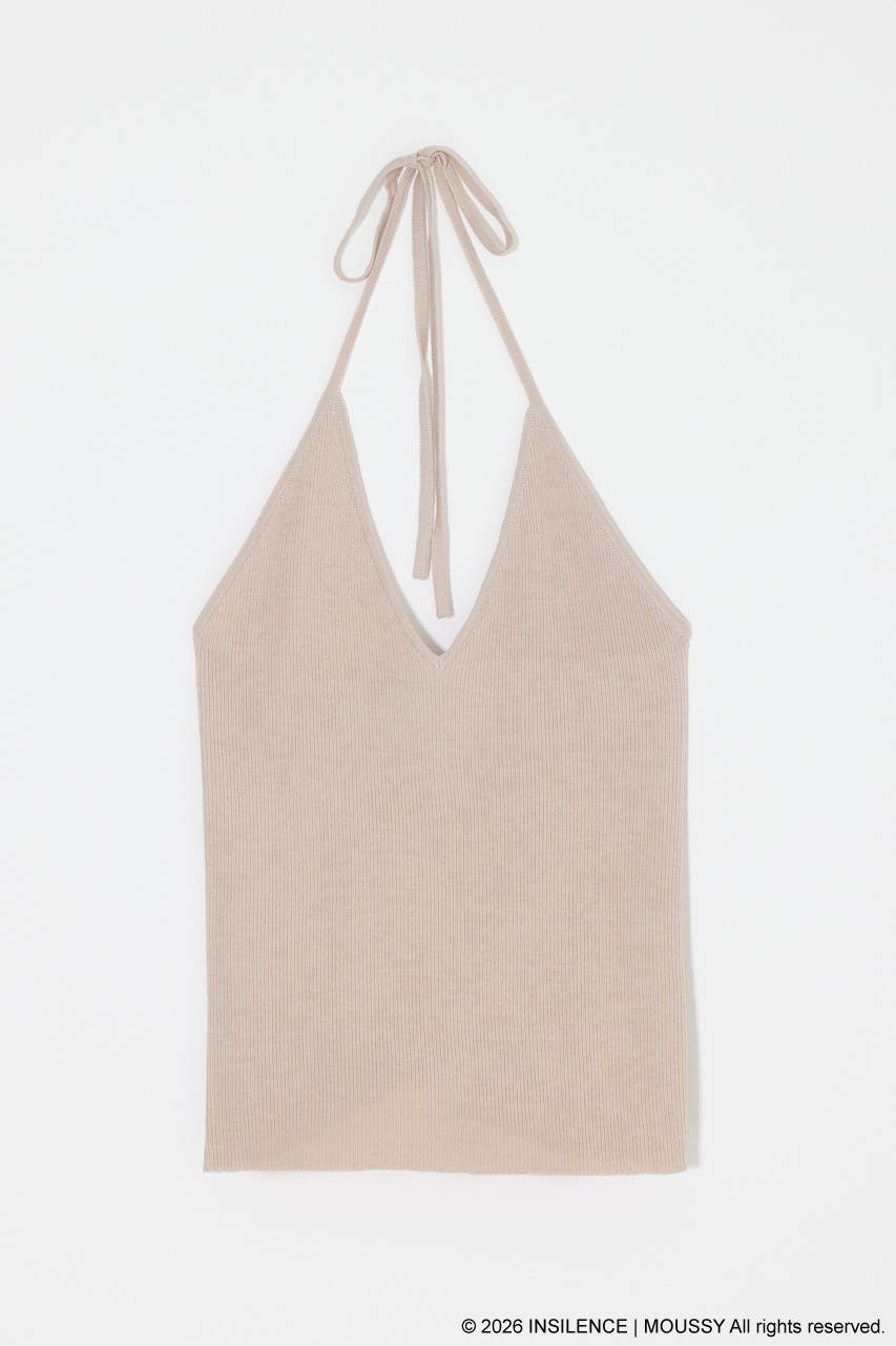 INSILENCE OFF SHOULDER ニット GREIGE 1