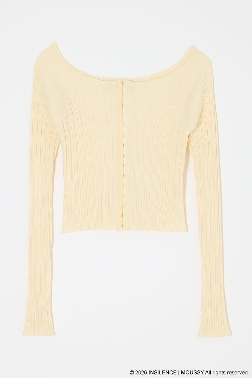 INSILENCE OFF SHOULDER ニット IVOY 1