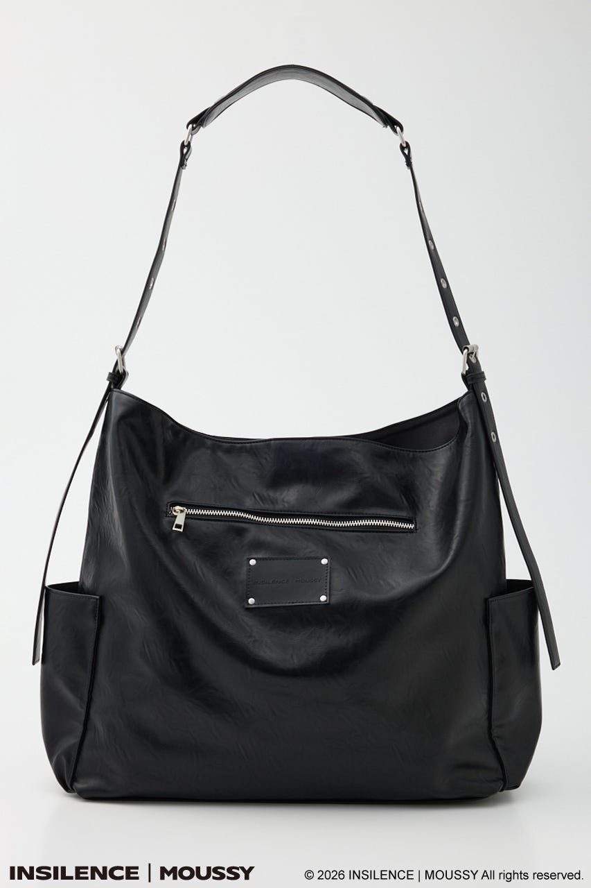 INSILENCE SLOUCHY TOTE バッグ BLK FREE