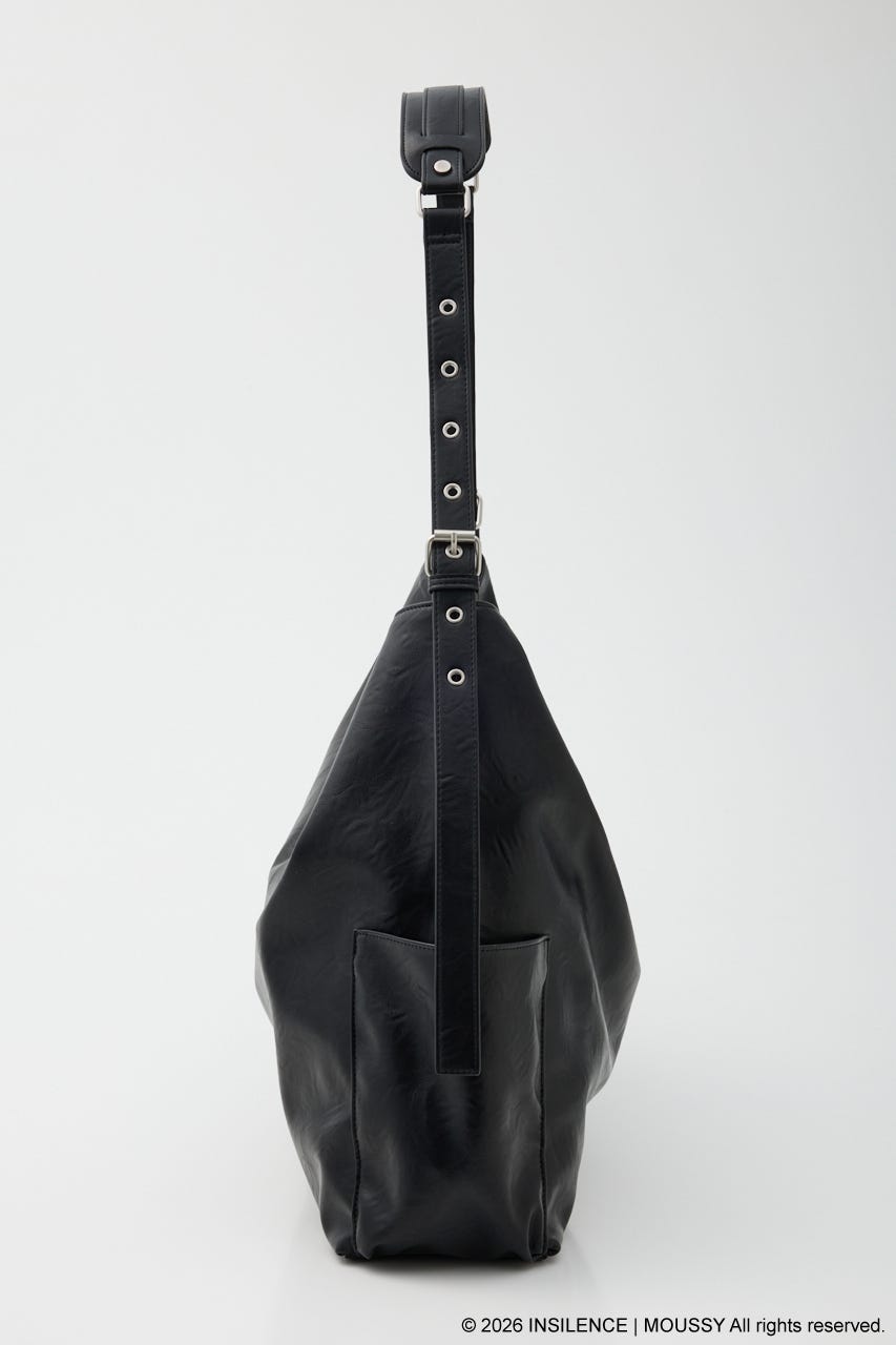INSILENCE SLOUCHY TOTE バッグ BLK FREE