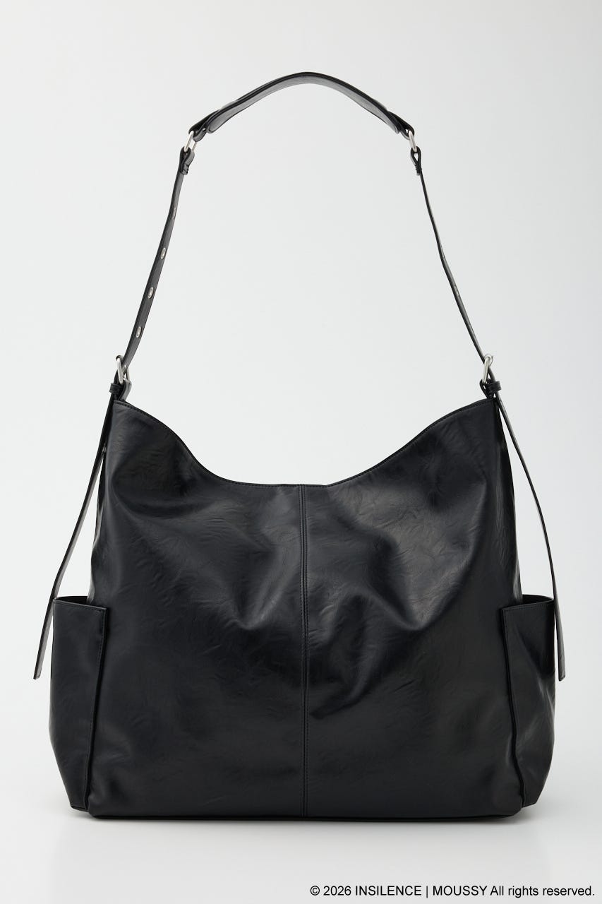 INSILENCE SLOUCHY TOTE バッグ BLK FREE