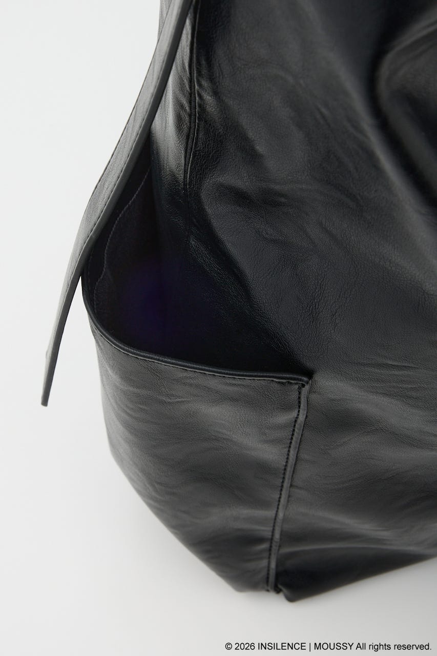 INSILENCE SLOUCHY TOTE バッグ BLK FREE