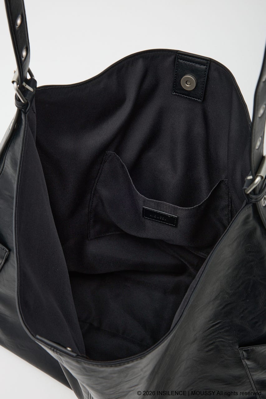 INSILENCE SLOUCHY TOTE バッグ BLK FREE