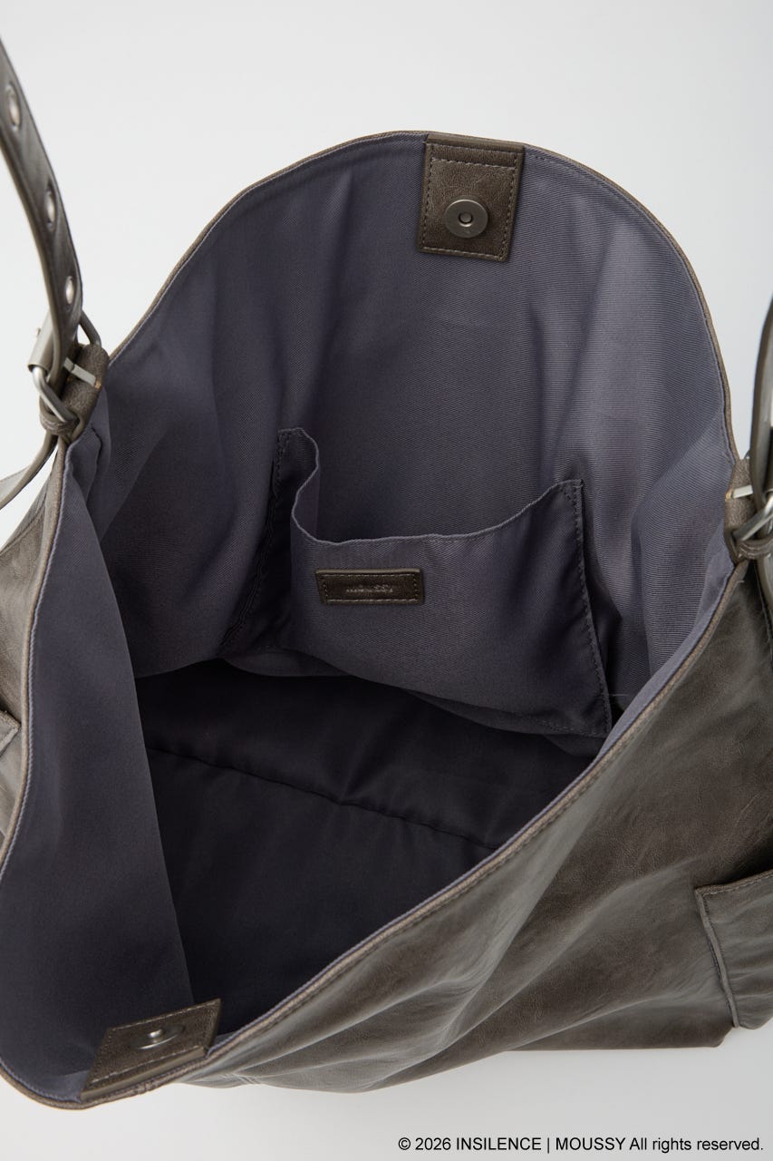 INSILENCE SLOUCHY TOTE バッグ GRY FREE