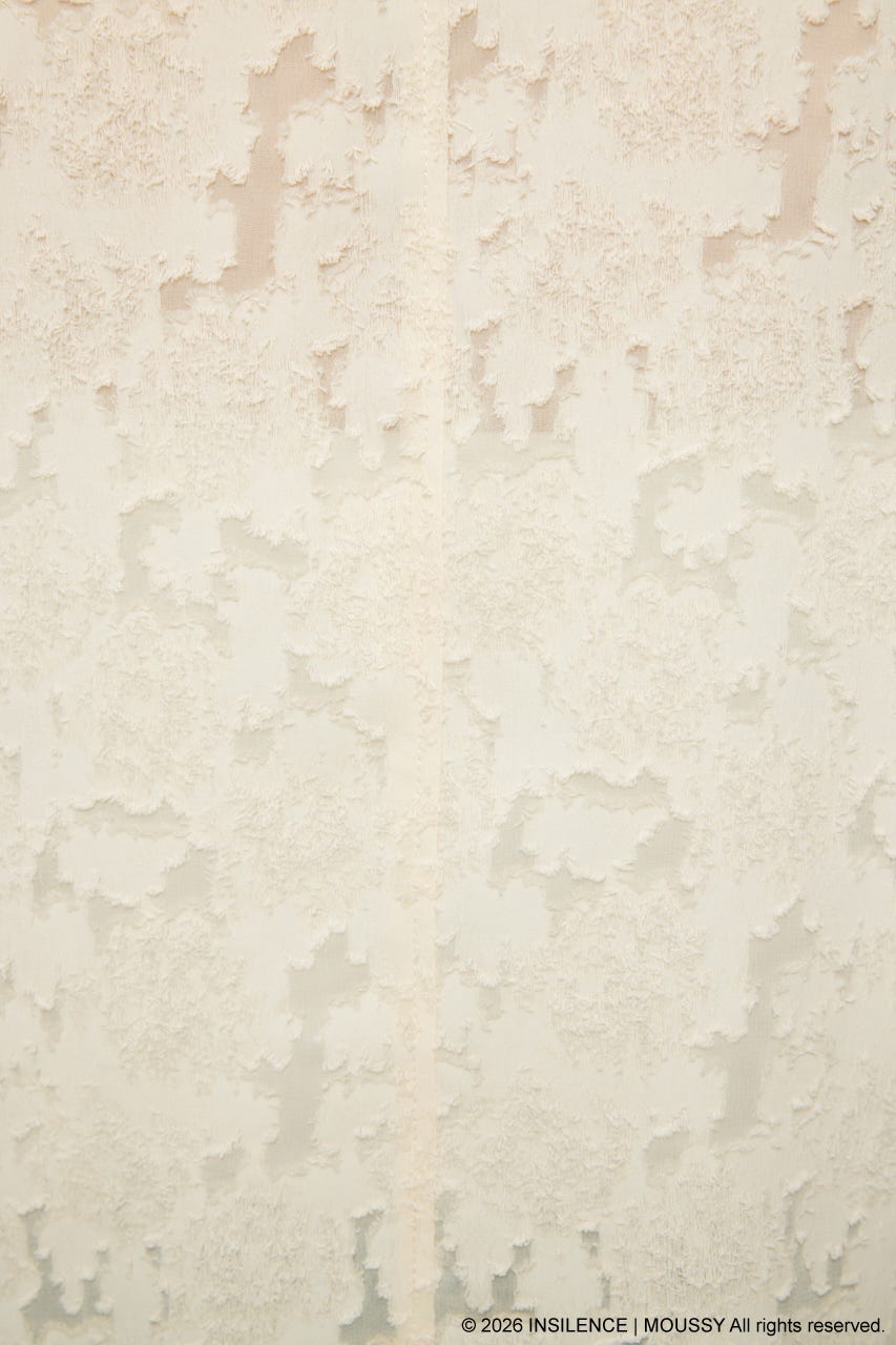 INSILENCE FRONT TIE SHIRT シャツ IVOY FREE