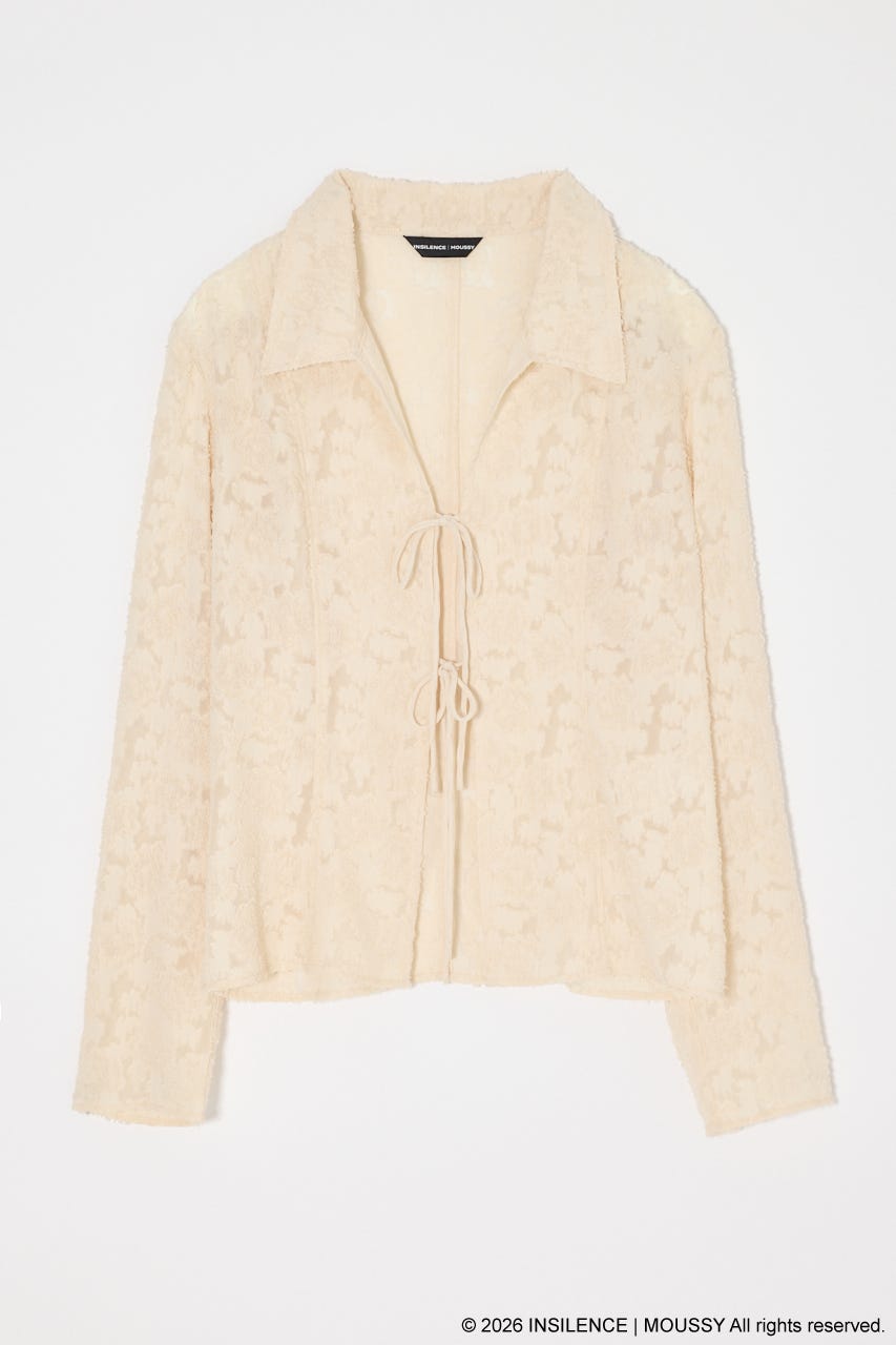 INSILENCE FRONT TIE SHIRT シャツ IVOY FREE