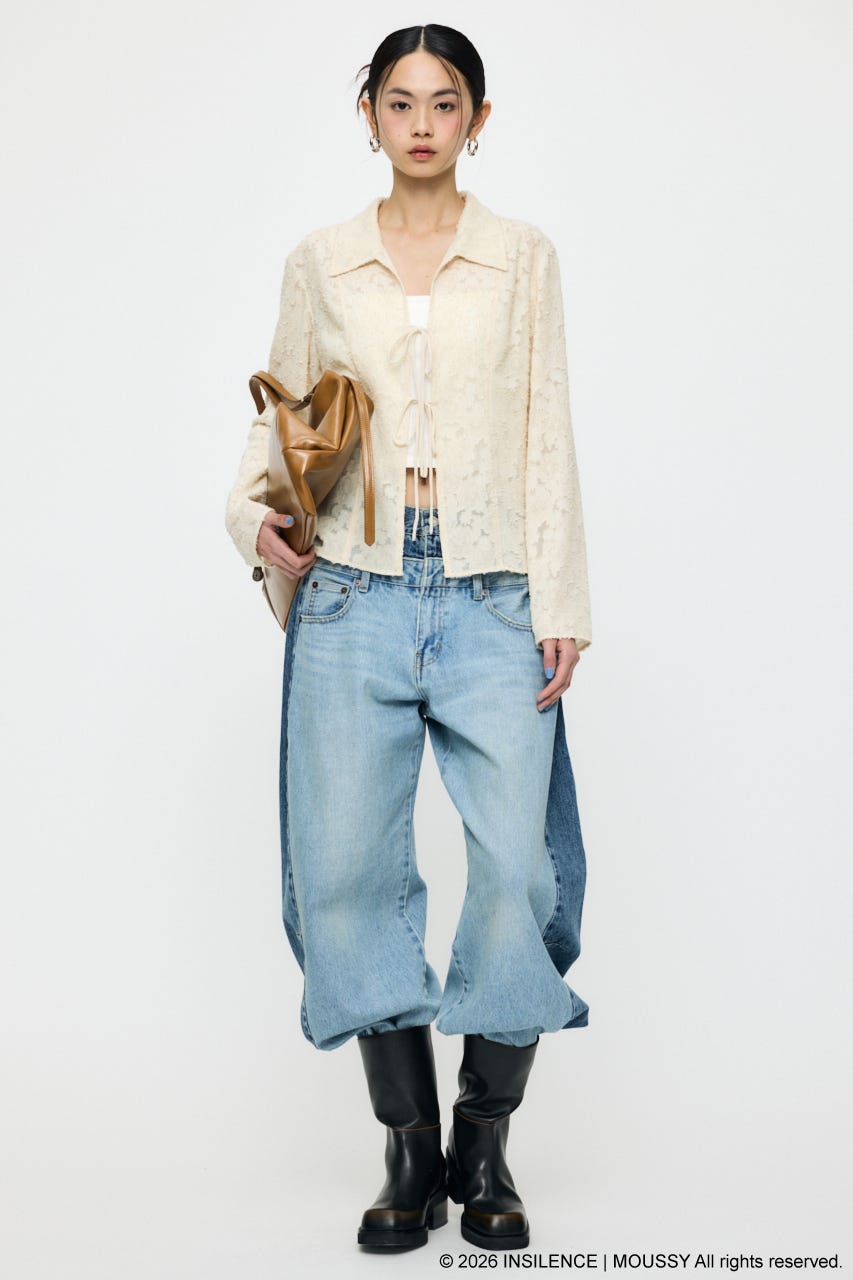 INSILENCE FRONT TIE SHIRT シャツ IVOY FREE