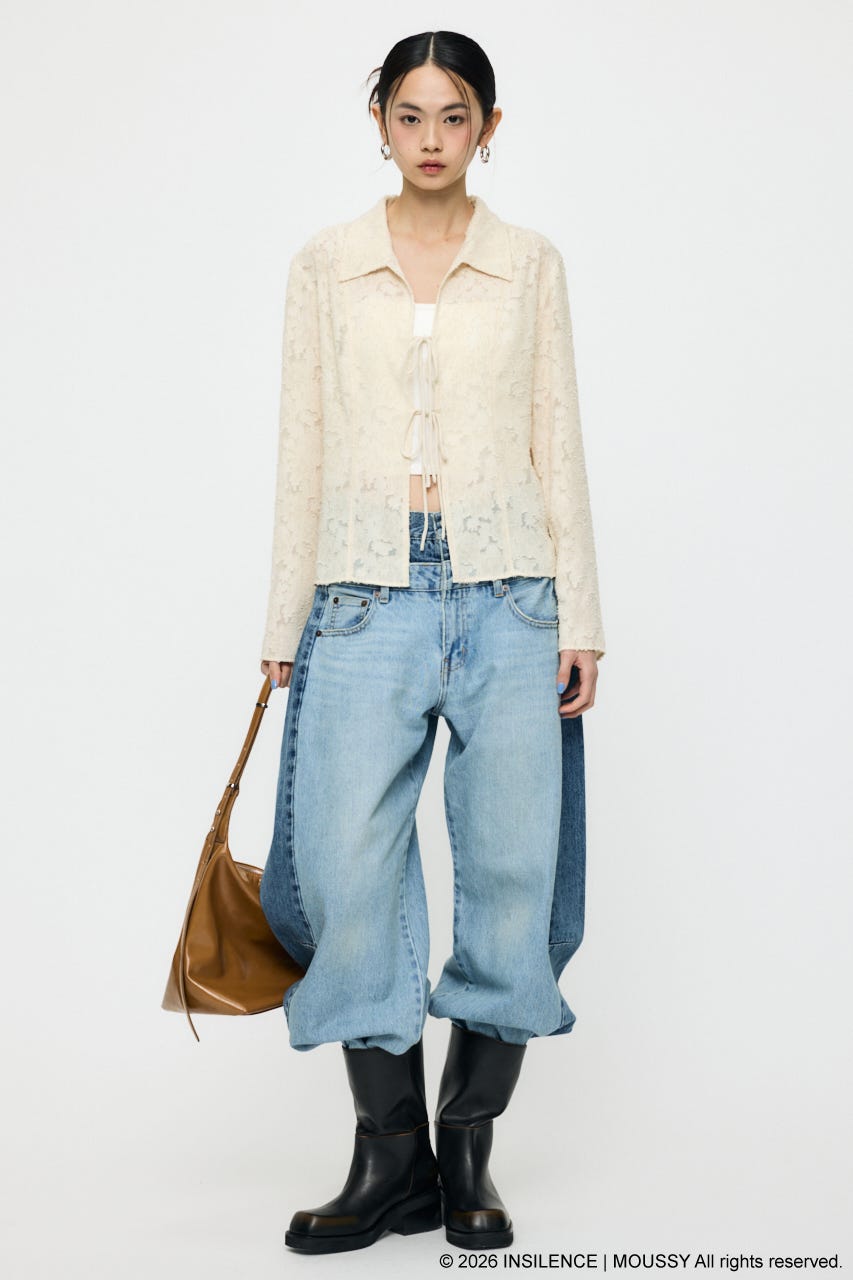 INSILENCE FRONT TIE SHIRT シャツ IVOY FREE