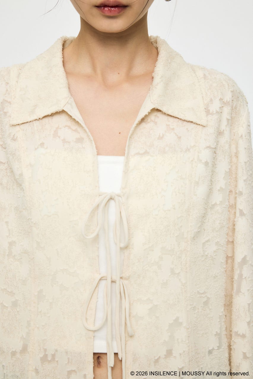 INSILENCE FRONT TIE SHIRT シャツ IVOY FREE