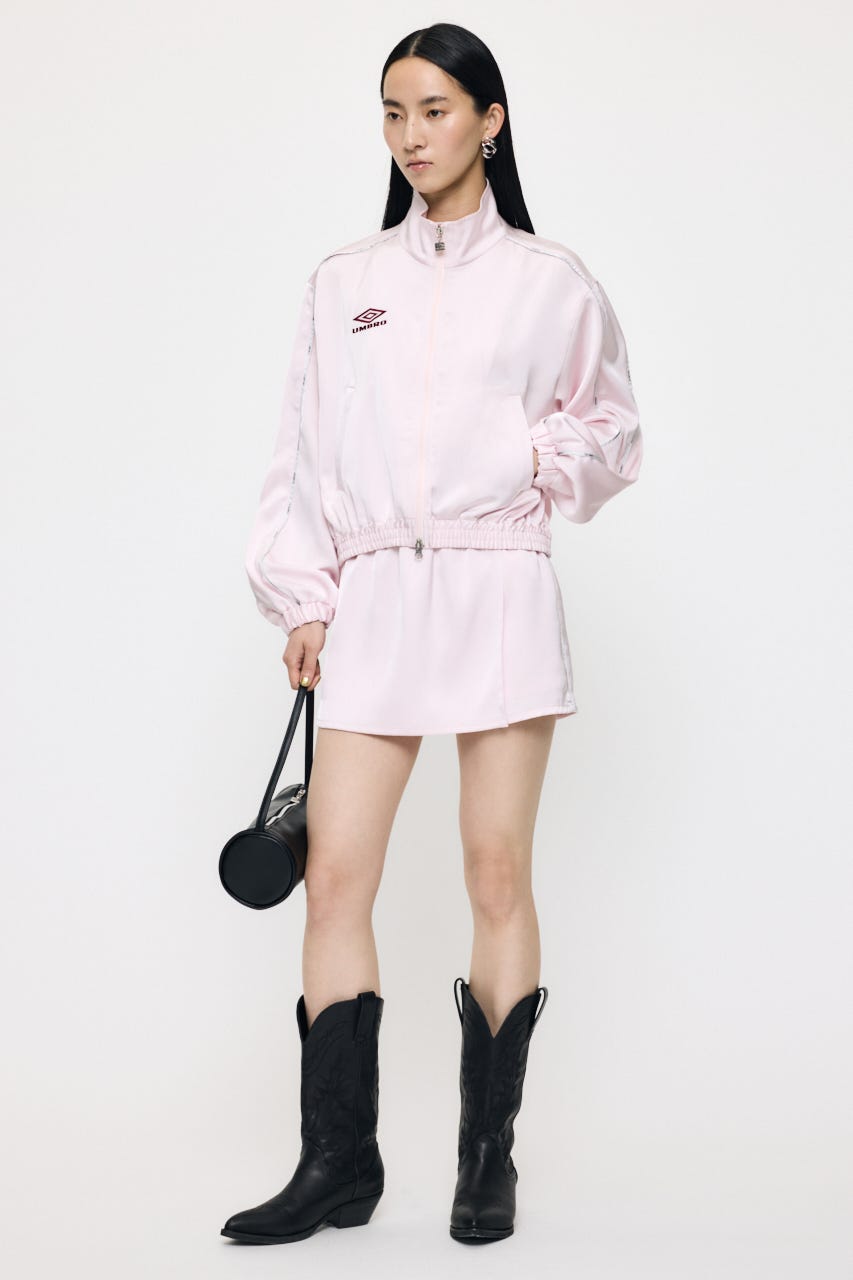 【先行予約中！】U/M SATIN TRACK ジャケット L/PNK FREE