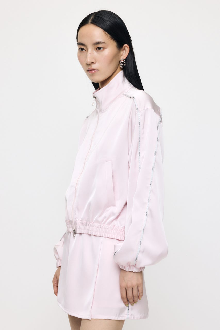 【先行予約中！】U/M SATIN TRACK ジャケット L/PNK FREE