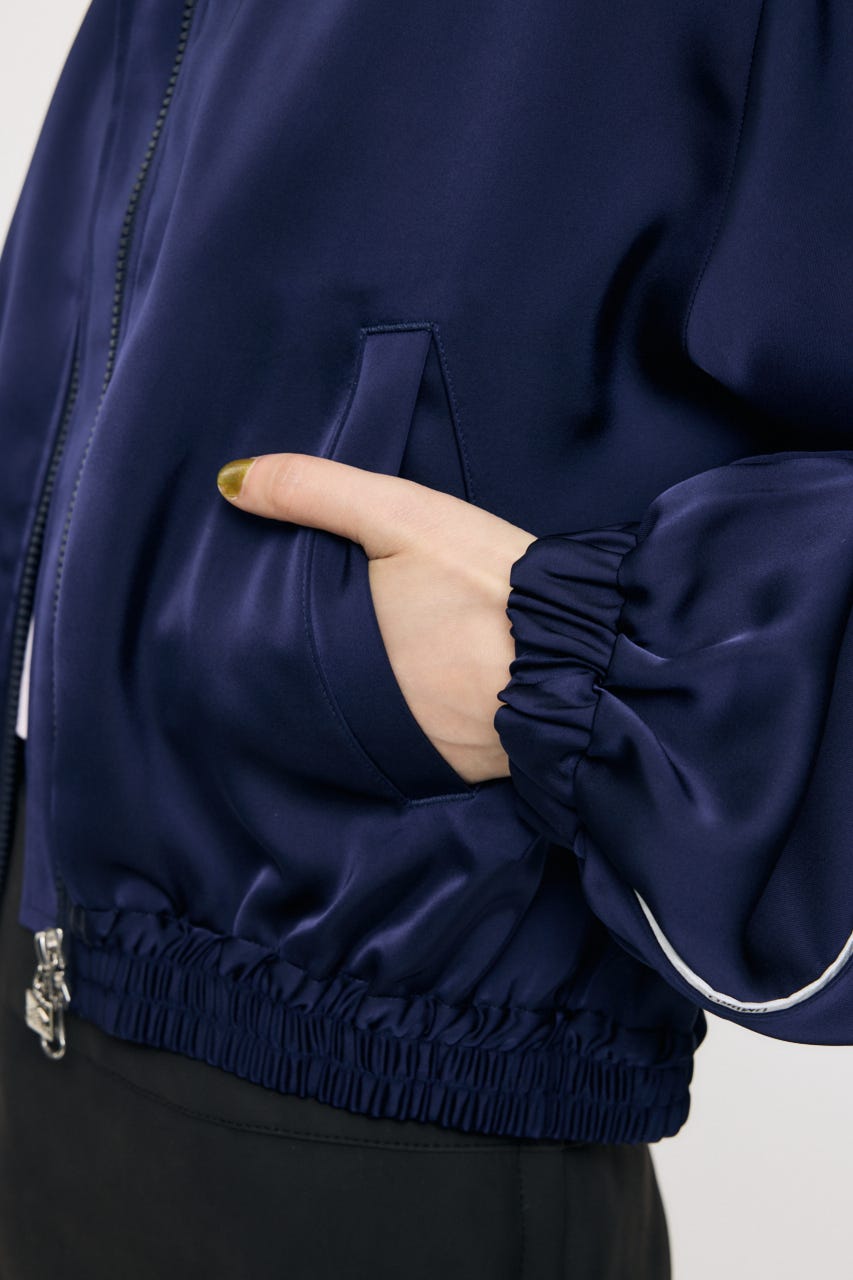 【先行予約中！】U/M SATIN TRACK ジャケット NVY FREE