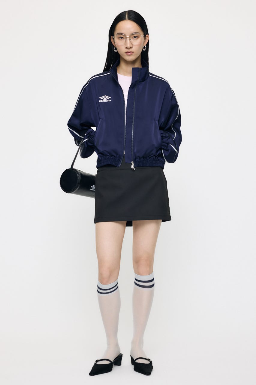 【先行予約中！】U/M SATIN TRACK ジャケット NVY FREE