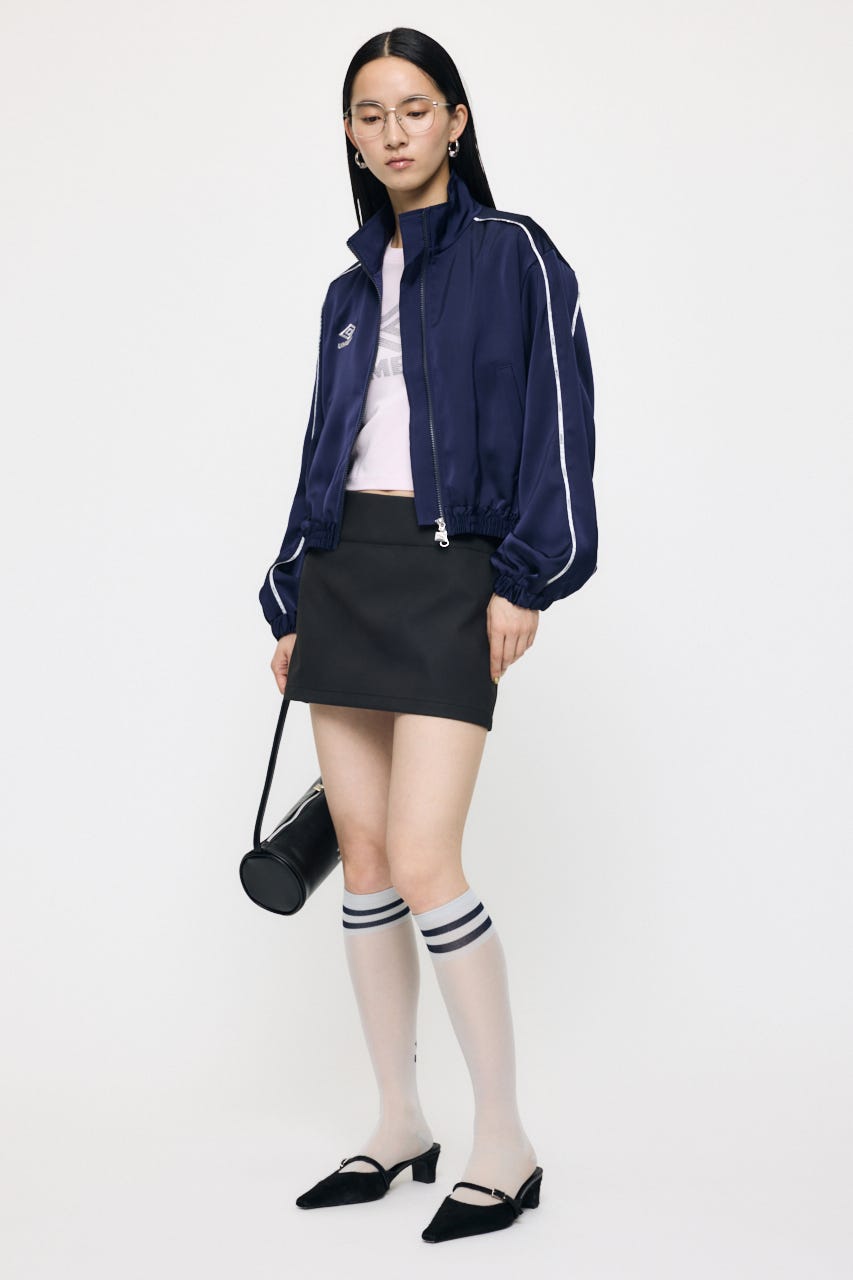 【先行予約中！】U/M SATIN TRACK ジャケット NVY FREE